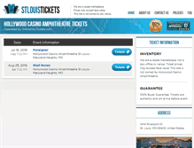 Tablet Screenshot of amphitheaterstlouis.com